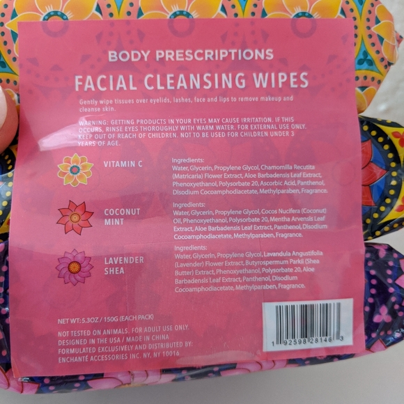Body Prescriptions facial cleansing wipes set - Picture 2 of 2